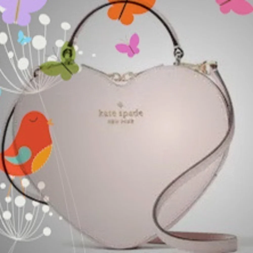 Kate Spade large heart Bag. NWT - Picture 5 of 15